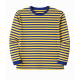 Dorus Shirt Gestreept Blauw Geel