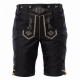 Zwarte Tiroler broek heren met bretels