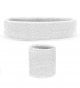 Zweetbandjes Set 2-delig Wit