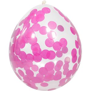 Confetti Ballon Roze