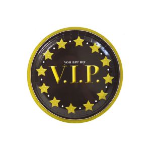 Bordjes goud/zwart VIP