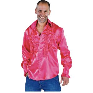 Rouches Blouse Luxe Roze