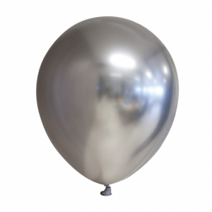 Latex Ballonnen Chrome Zilver 12inc. 30 cm 