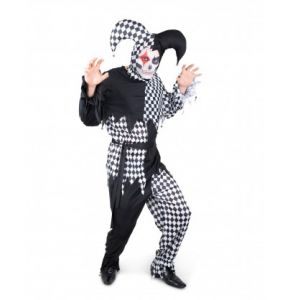 goochelhoed unisex zwart/wit maat 59