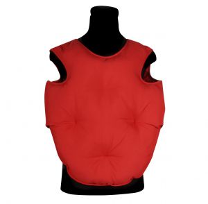 Kerstman/Sinterklaas Buik Luxe Rood