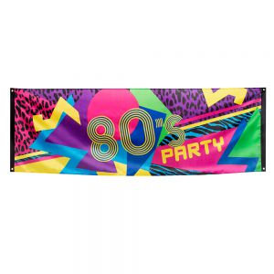 Banner 80's Party