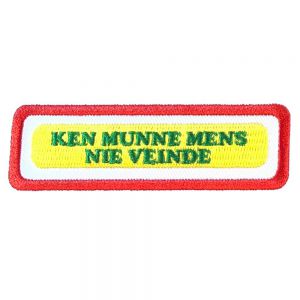 Embleem Oeteldonk Nr. 1235 Uitspraak ken munne mens nie veinde