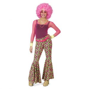 Broek Hippie Bloemetjes Dames