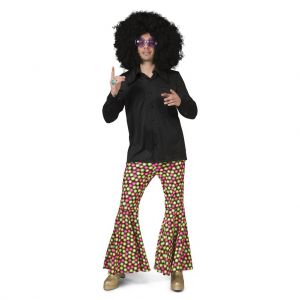 Broek Hippie Bloemetjes Heren