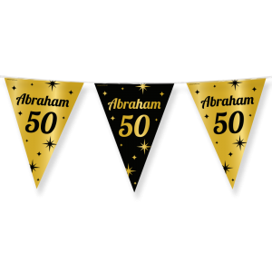 Classy Party Vlaggenlijn Goud Abraham 50