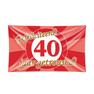 Gevelvlag 40 jaar getrouwd