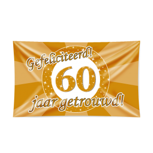 Gevelvlag 60 jaar getrouwd