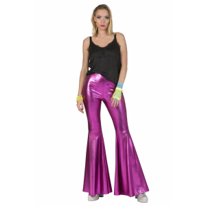 Disco Broek Metallic Roze