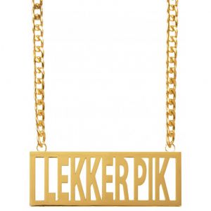 Ketting Goud LEKKER PIK