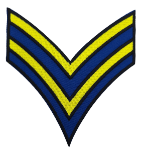 Embleem Ballefruttersgat Nr. 3330 Rangstrepen