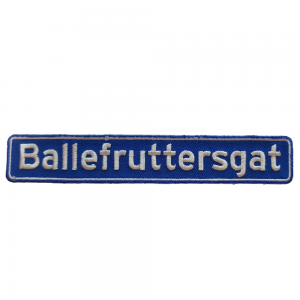 Embleem Ballefruttersgat  Nr. 645 straatnaambord Ballefruttersgat