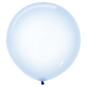 Ballon Crystal Pastel Blauw R24