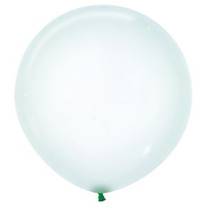 Ballon Crystal Pastel Groen R24