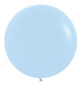 Ballon Pastel Mat Blauw R24