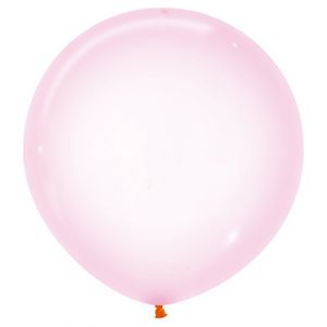 Ballon Crystal Pastel Roze R24