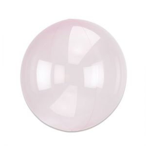 Folieballon Crystal Clearz Lichtrose