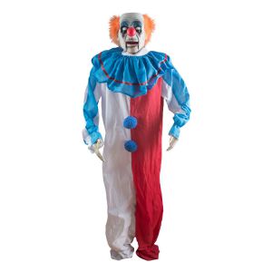 Halloween Horror Clown met licht, geluid en beweging 180 cm