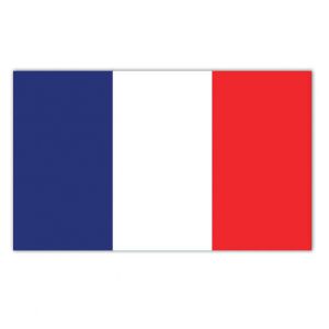 Landen Vlag Frankrijk/France (90x150 cm.)