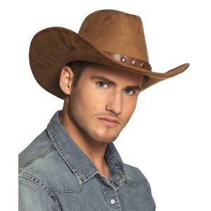 Cowboy hoed suede look