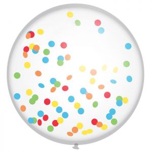 Mega Confetti Ballon mix kleuren