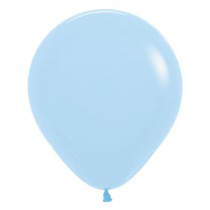 Ballon Pastel Mat Blauw R18