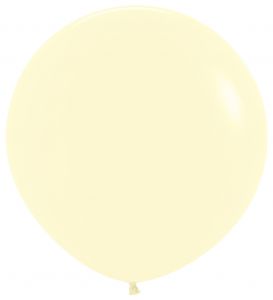 Ballon Pastel Mat Geel R36