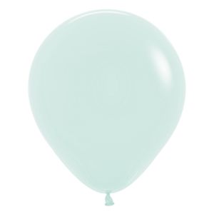 Ballon Pastel Mat Groen R18