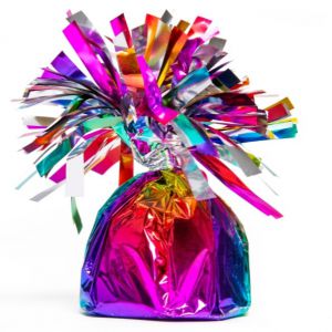Regenboog helium ballongewicht bonbon multicolor decoratie