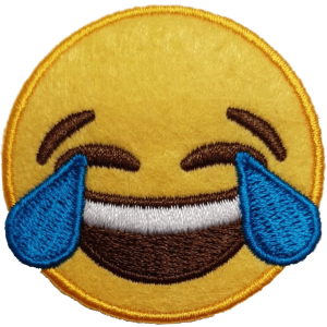 Embleem Nr. 560 Smiley Lach Tranen