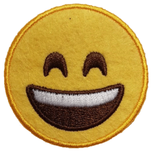 Embleem Nr. 500 Smiley Lach