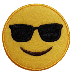 Embleem Nr. 525 Smiley Zonnebril