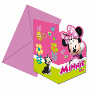 Uitnodigingen Minnie Mouse 