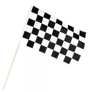 Polyester zwaaivlag Racing