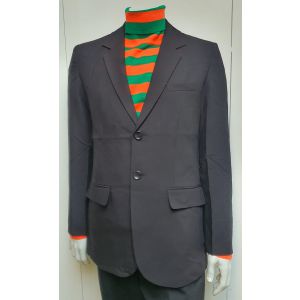Heren Jas deLuxe Zwart