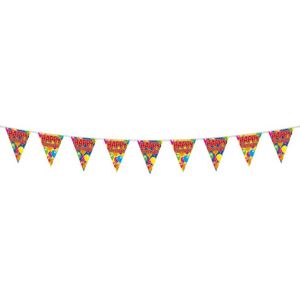 Vlaggenlijn Happy Birthday Balloons