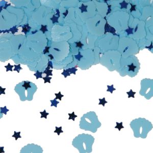 XL Tafeldeco / sierconfetti Voetjes Blauw