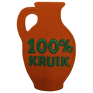 Embleem Kruikenstad Nr. 130 Oranje 100% Kruik 