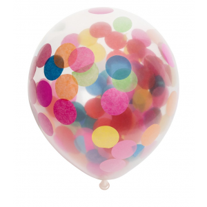 Confetti Ballon Rood