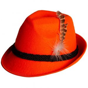 Tiroler Hoed deLuxe Oranje