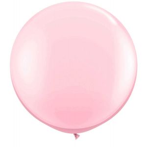 Latex Ballon baby roze 90cm, 3ft