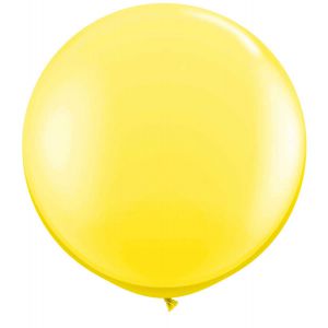Latex Ballon Geel 90cm, 3ft