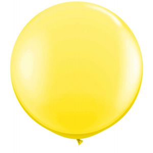 Latex Ballon Geel 90cm, 3ft