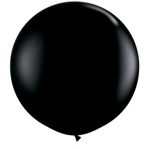 Latex Ballon Zwart 90cm, 3ft