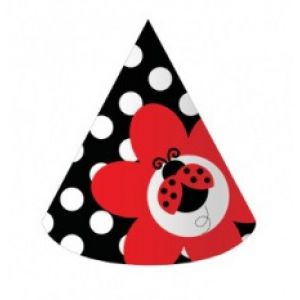 Hoedjes Lieveheersbeestje  (8 stuks)