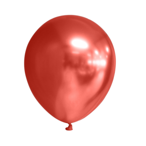 Latex ballonnen Chrome Rood 13 cm 100 stuks